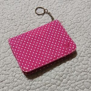 American Eagle Outfitters Fuchsia Polka Dot Wallet